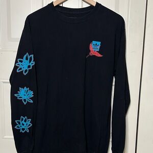 Adidas Black Cotton Shirt